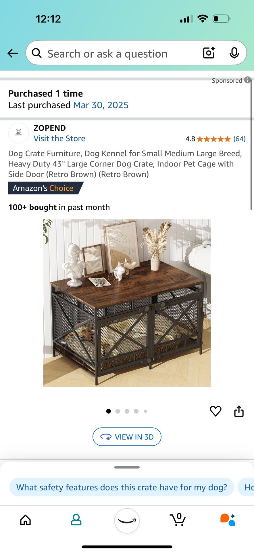 Large Dog Kennel