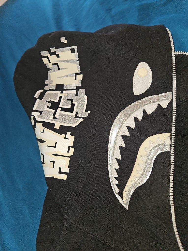 Bape Digital Shark Full Zip Up Hoodie