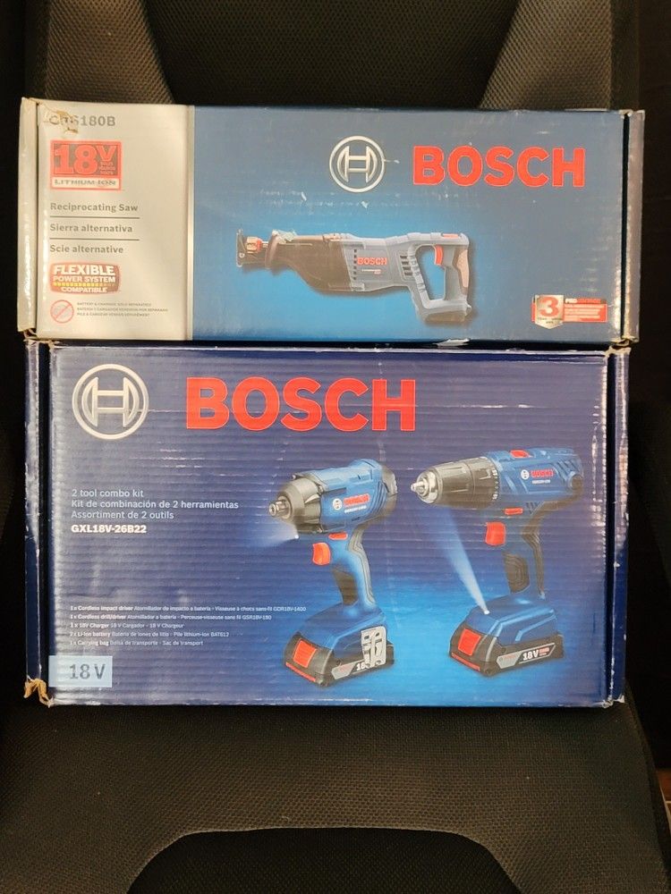 Bosch Drill Driver Reciprocating Saw Kit