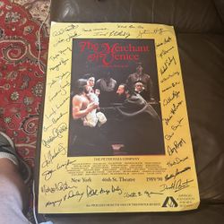 Merchant Of Venice Shakespeare Poster Dustin Hoffman