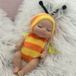 Adorable Newborn Mini Doll - Honeybee 