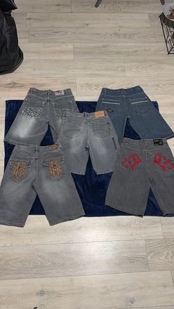 Lot of 5 Y2K Baggy Denim Shorts