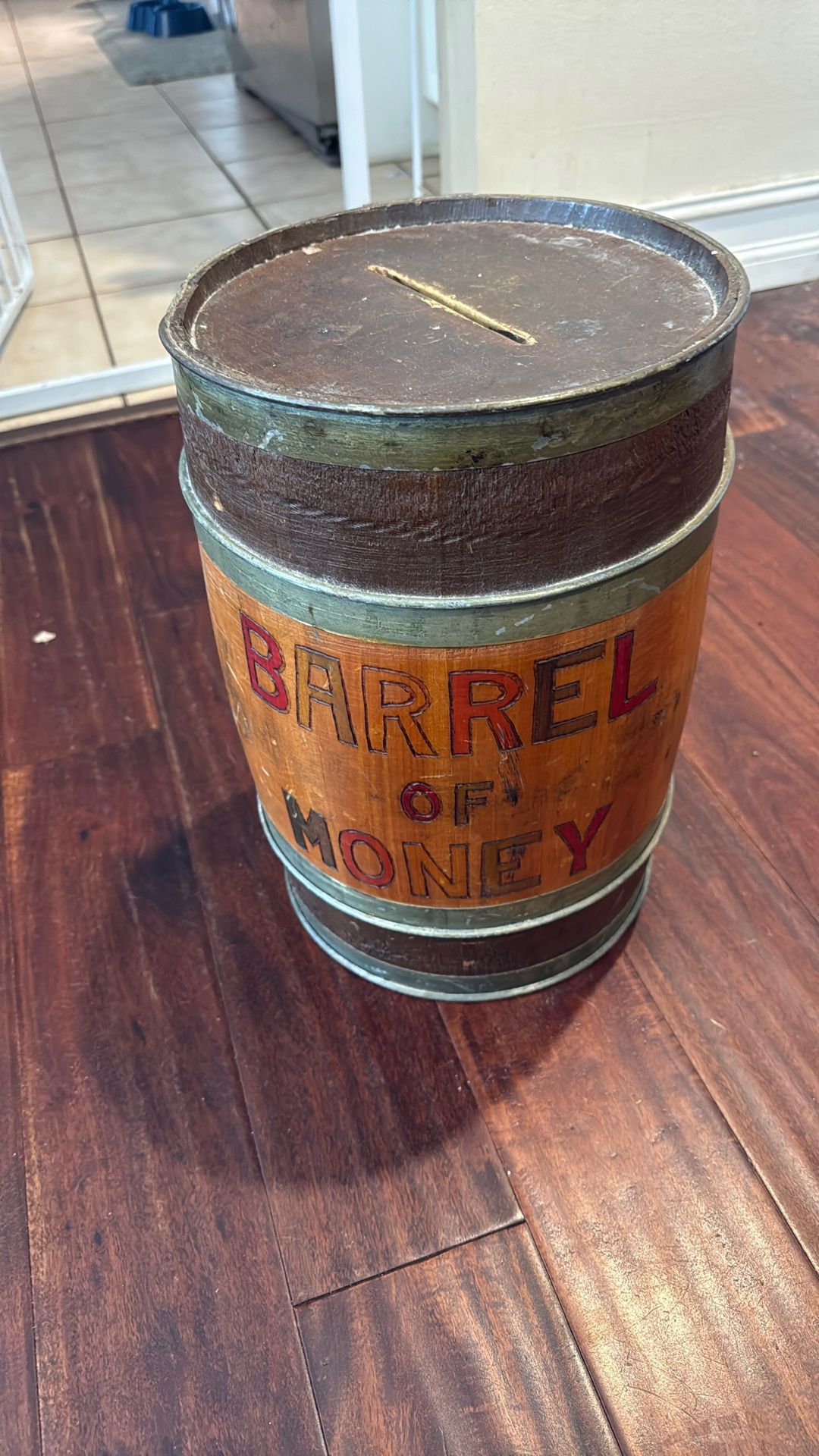 Antique ‘Barrel Of money’