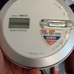 Sony Discman Cd Mp3 Radio TV Channnels