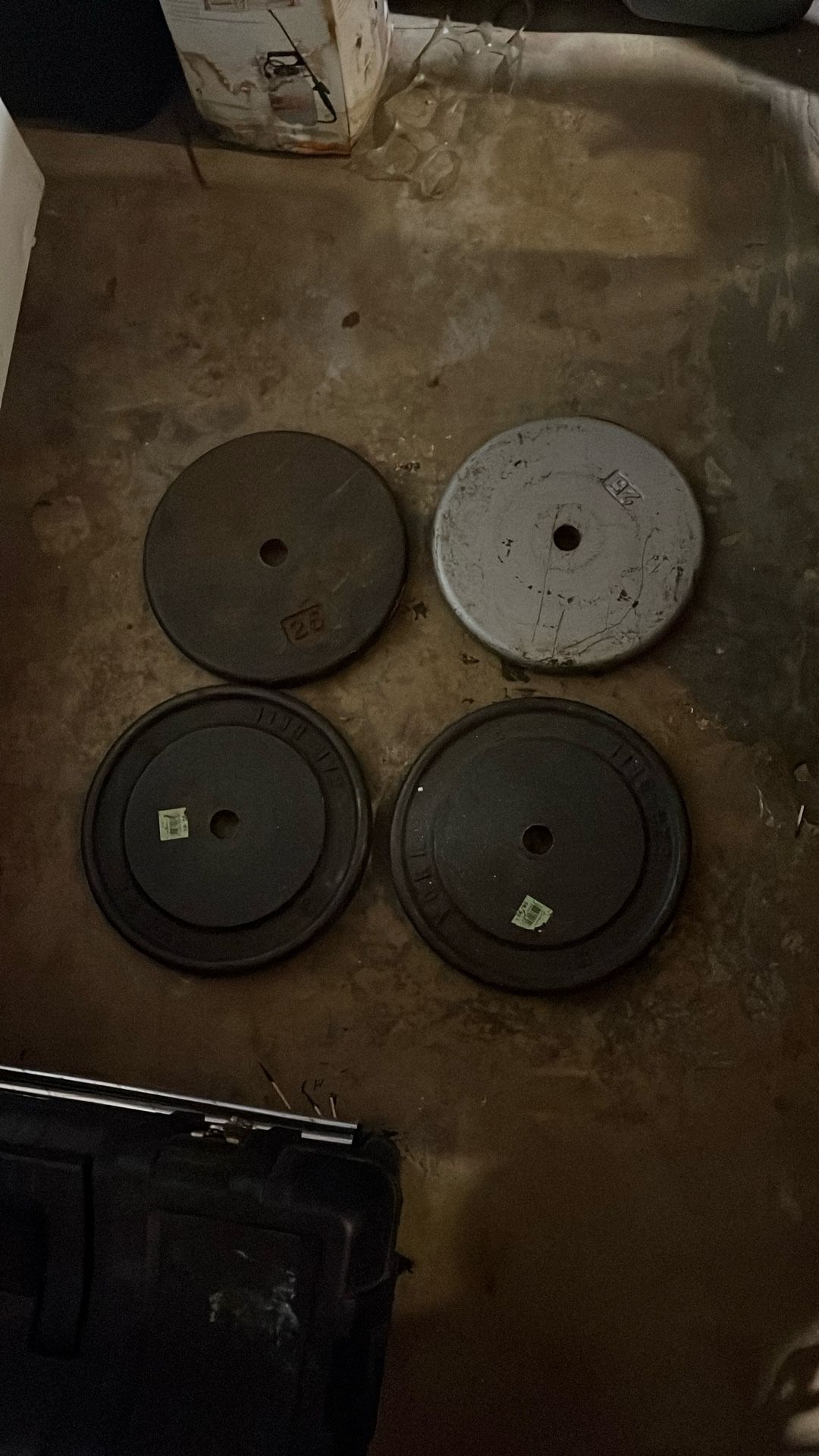 4 25 Pound Weights