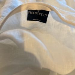 Fieldcrest 100 % linen duvet set