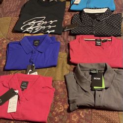Hugo boss size M L 2xl $60 Armani size M L $50 Columbia hats $20