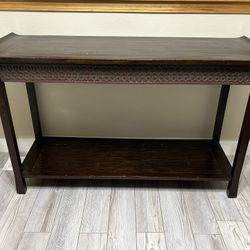 Brown Console table