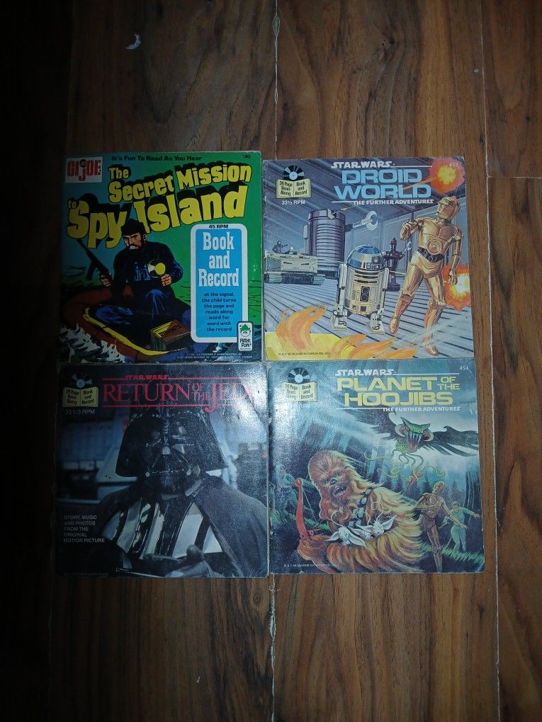 Vintage Read Along Books With Records $75 For All Four