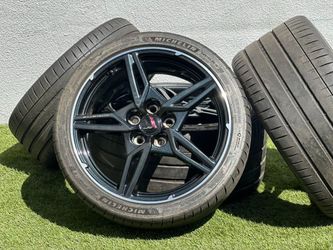 20” Chevrolet Corvette Wheels 5x120 rims ZR1 Stingray Staggered Z51 C8 Michelin Tires