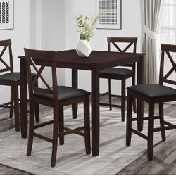 5 Pc Counter Height Set
