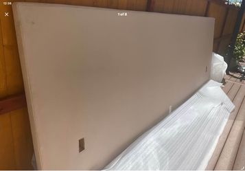 FREE FREE FREE CUSTOM OVERSIZED UPHOLSTERED WALL PANEL 13 feet long 52"  USE FOR BEACH FIREWOOD