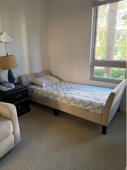 Twin Bed with Mattress
