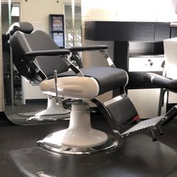 Vintage All Purpose Heavy Duty Barber Chair Reclining Hydraulic Beauty Salon Spa Hair Styling Equipment(Gray