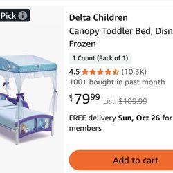 Frozen Bed Frame (Almost Brand New - Frame Only)