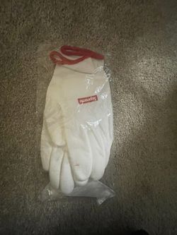 Supreme White Gloves 