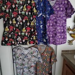'Holiday' Scrubs 10 Tops