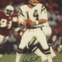 Dan Fouts Signed Photo Beckett