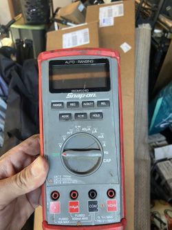 Snap On Multi Meter And Connections