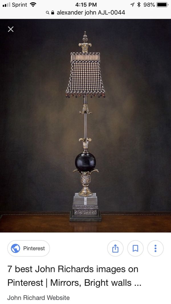 Pair Of Designer John Richard Alexander Table Lamps For In 350