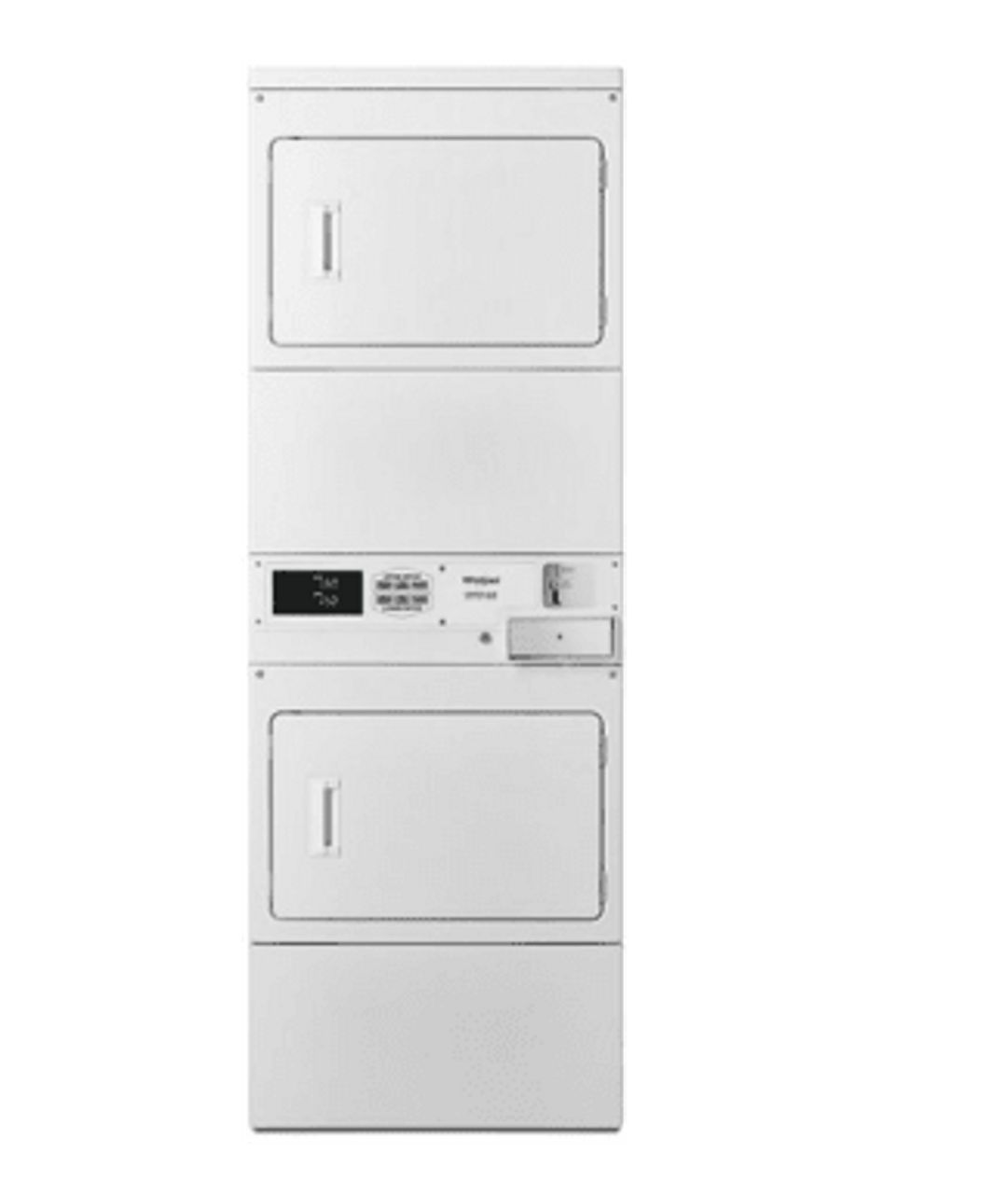 New Whirlpool CSP2941HQ Commercial Laundry Gas Stack Dryer (Coin-Drop Equipped)