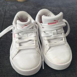 Puma White Tennis Shoes