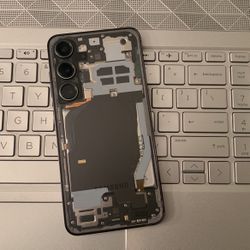 S23 Unlocked 128gb Clear Back Midnight Black