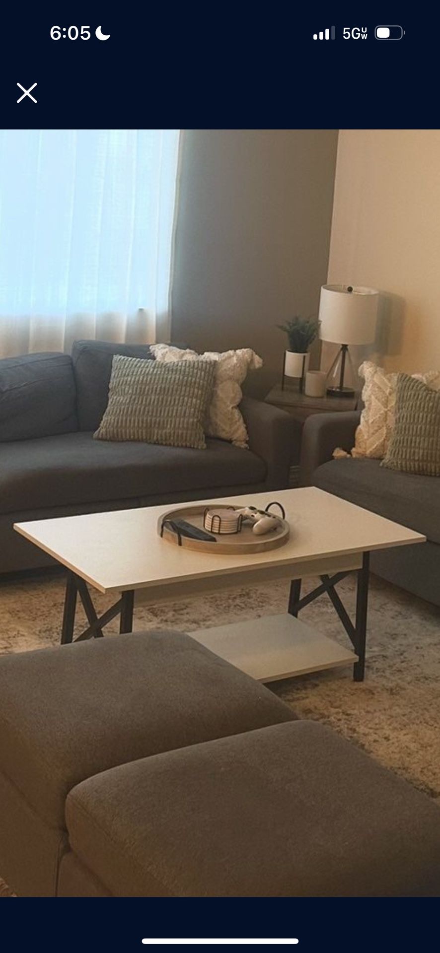 White Farmhouse Coffee Table