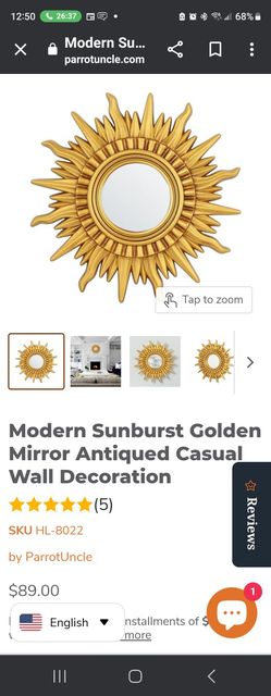 Modern Sun Mirror
