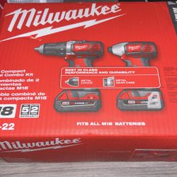 Milwaukee M18 Drill And Impact 