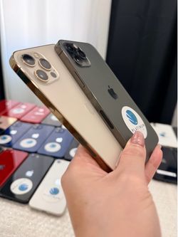 iPhone 12 Pro Unlocked gold and black