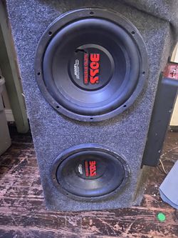 Speakers With Amp And Box