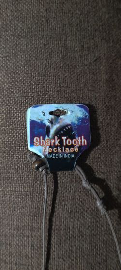 Shark tooth necklace