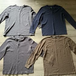 Men’s Thermal Longsleeve Shirts XL Tall