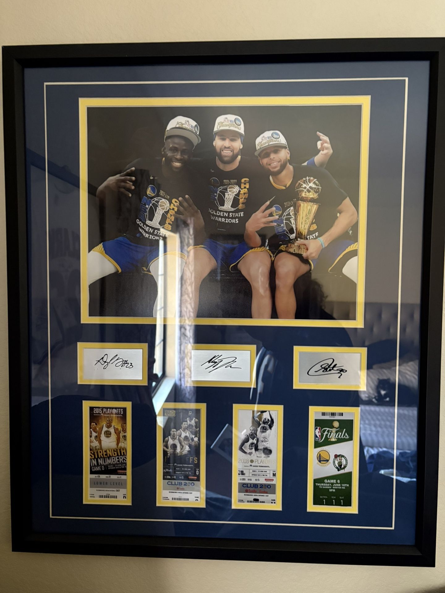 Warriors framed pic
