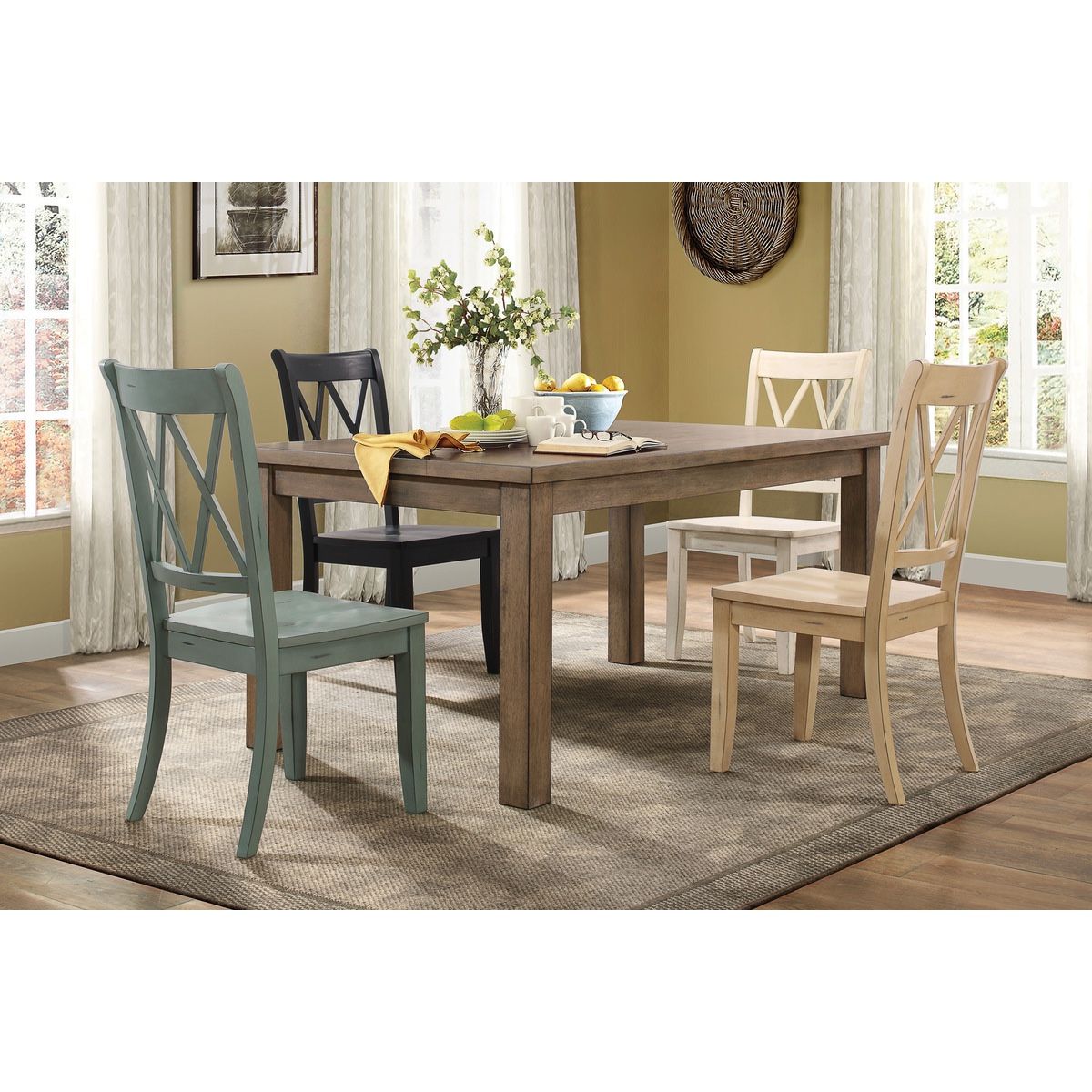 Kitchen dinning table set w 4 chairs