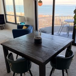 SOLID WOOD  Counter-Height Dining Table – EXPANDABLE – $550