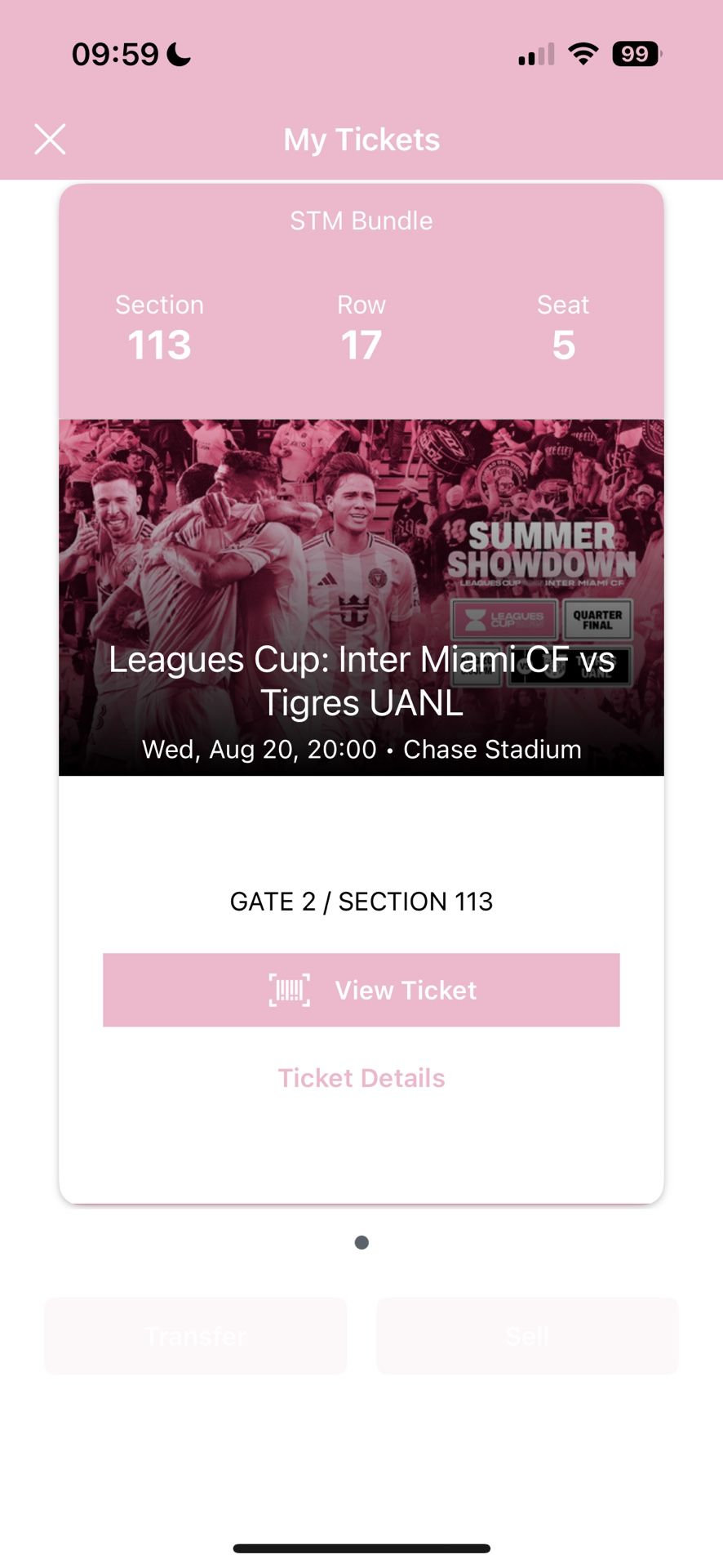 Inter Miami Ticket
