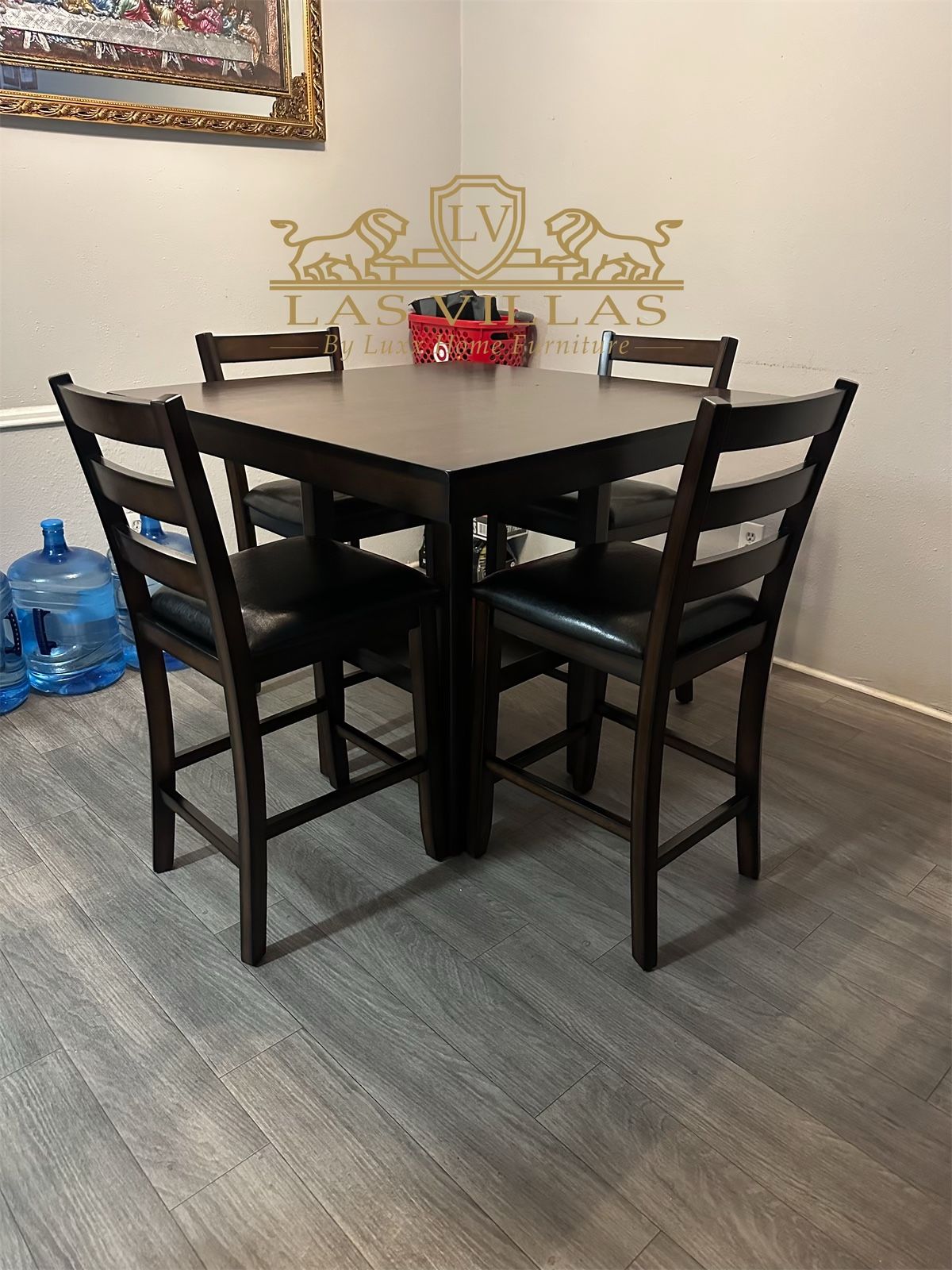 Brand New 2630SET TAHOE 5-PK COUNTER HEIGHT TABLE SET Espresso