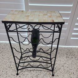 Mosaic Wine Table Rack
