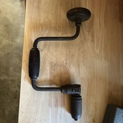 Hand Brace Drill Auger Vintage