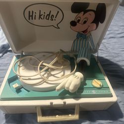 Mickey Mouse Record Player