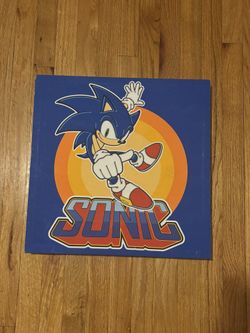 Decorative picture with Sonic design