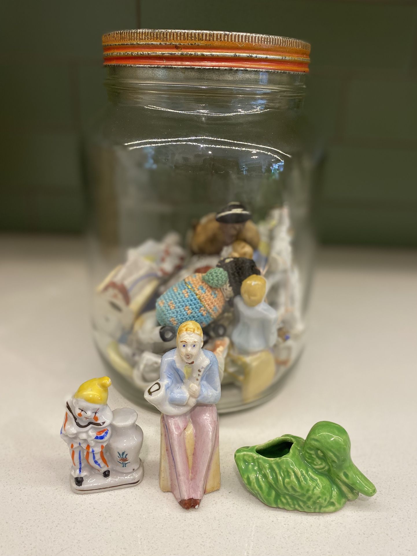 Jar Full Of Figurines