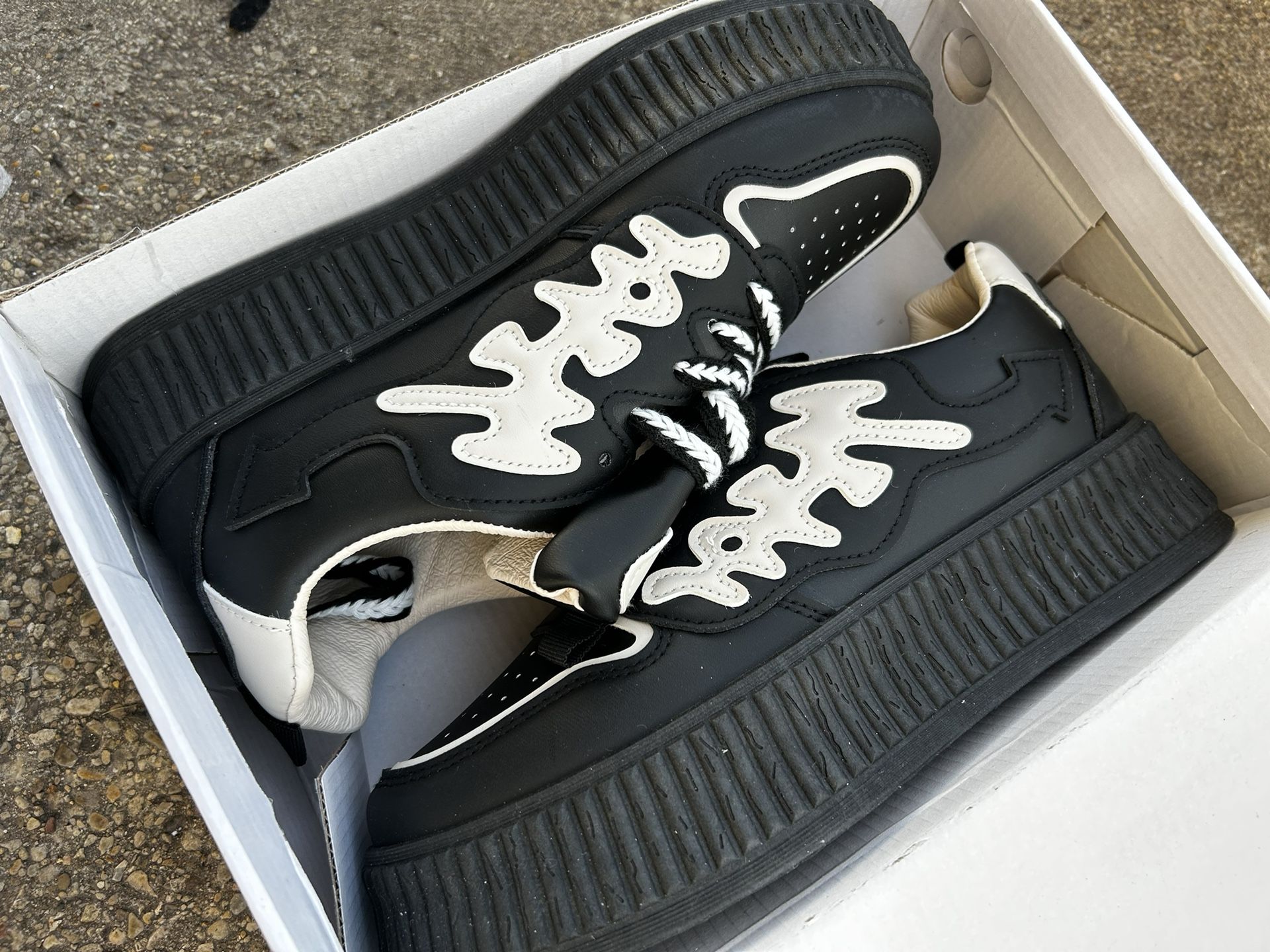 Shoes Custom (Drip) Blk 9.5 /42