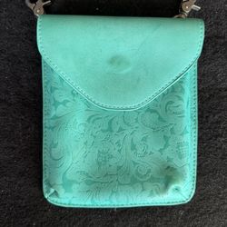 Leather Hip Bag / snap closure