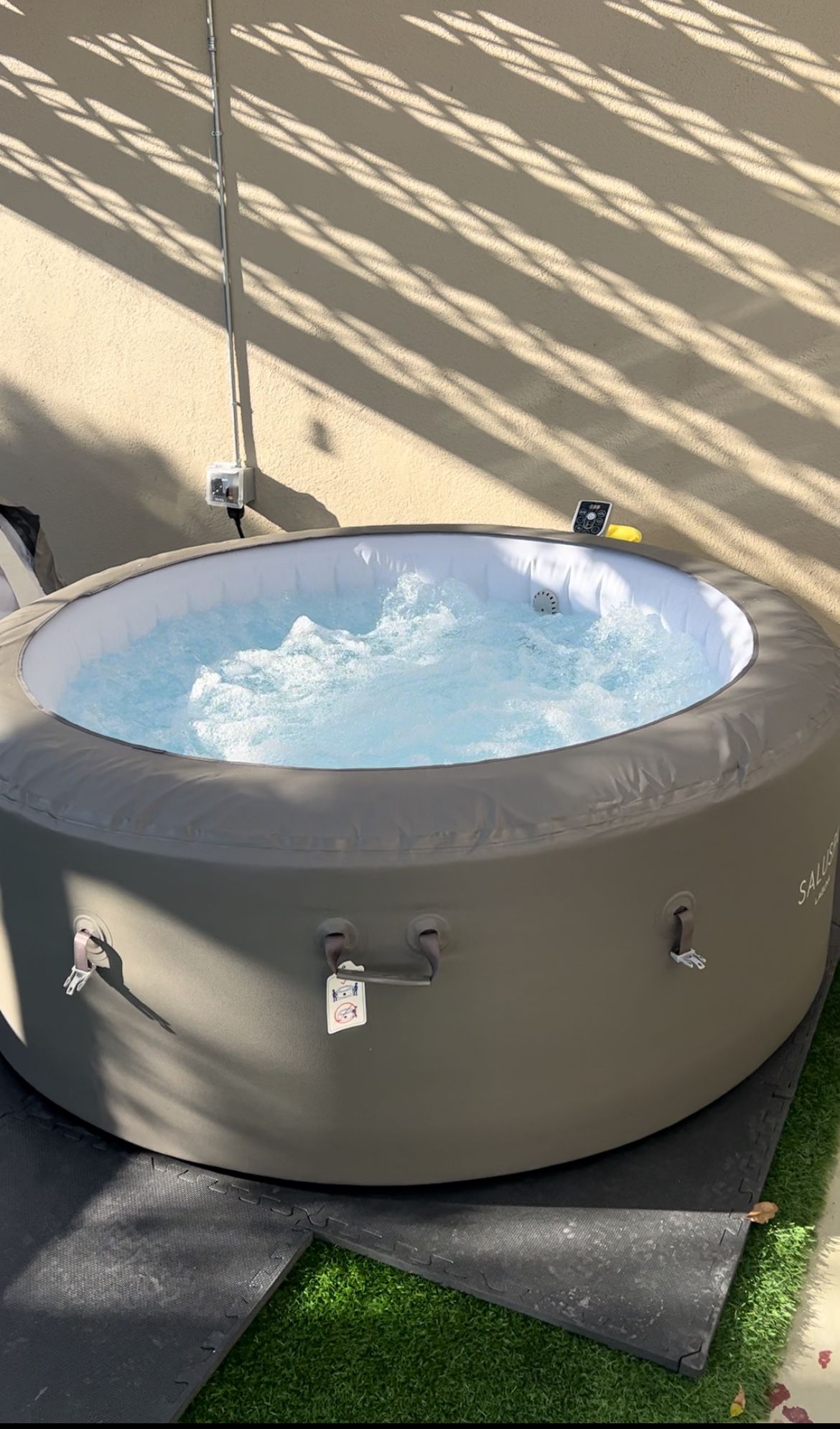 Used inflatable hot tube for sale.