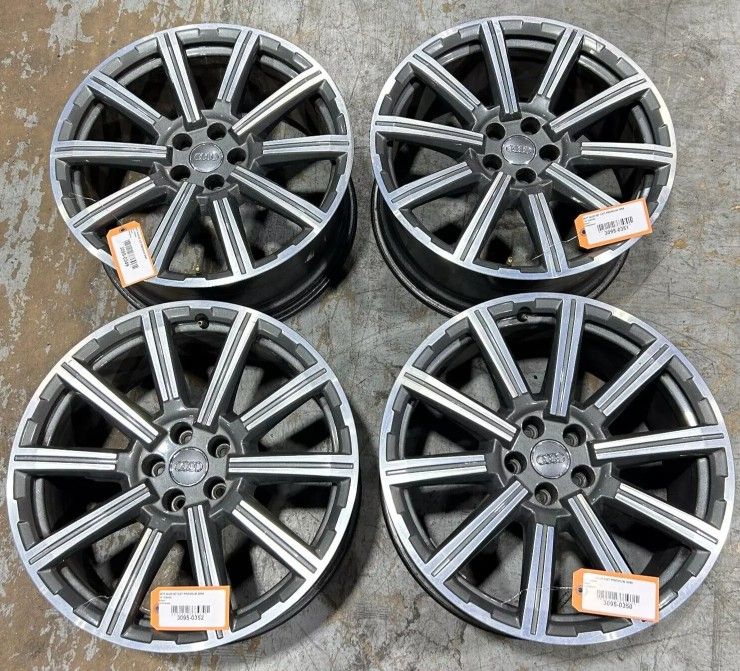 20" OEM Audi Q7 Silver Grey Speedline Factory 20x9 ET33 Wheel Rims SET 4 ITALY