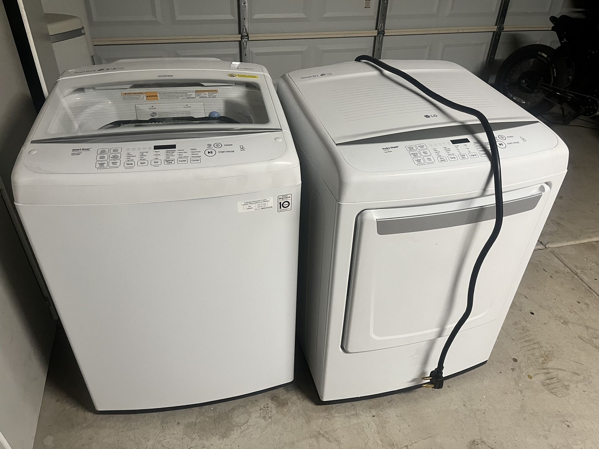 LG Washer And Dryer