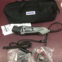 Dremel Multi-Max Oscillating Multi- Tool Kit LIKE NEW MM50 With Cutting Blades And Sanding Pads